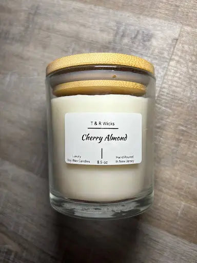 Cherry Almond | Hand Poured | Soy Wax Candle My Store