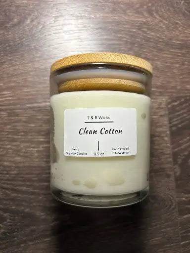 Clean Cotton | Hand Poured | Soy Wax Candle My Store