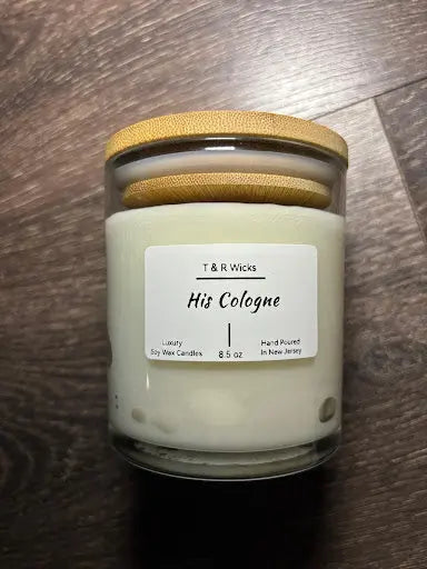 His Cologne | Hand Poured | Soy Wax Candle My Store