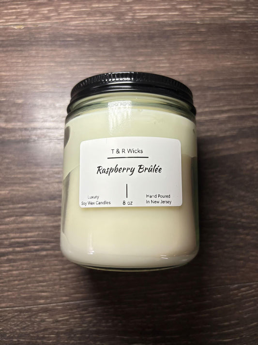 Raspberry Brulée | Hand Poured | Soy Wax Candle